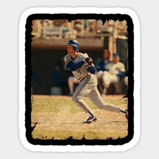 Paul Molitor Batting For The Brewers, 1989 Sticker